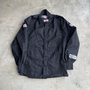 G-Force Racing Jacket Black SFI 3.2A/1 Certified Size M Full Zip Top